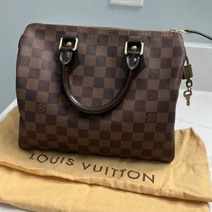 Louis Vuitton Speedy 25 in Damien Ebene